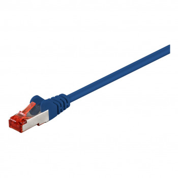 Goobay CAT 6 S/FTP CU 3m Blau