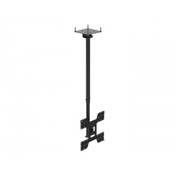 Ergonomic Solutions Teleskop-Deckenhalterung für Bildschirme bis 75 Zoll, VESA 200