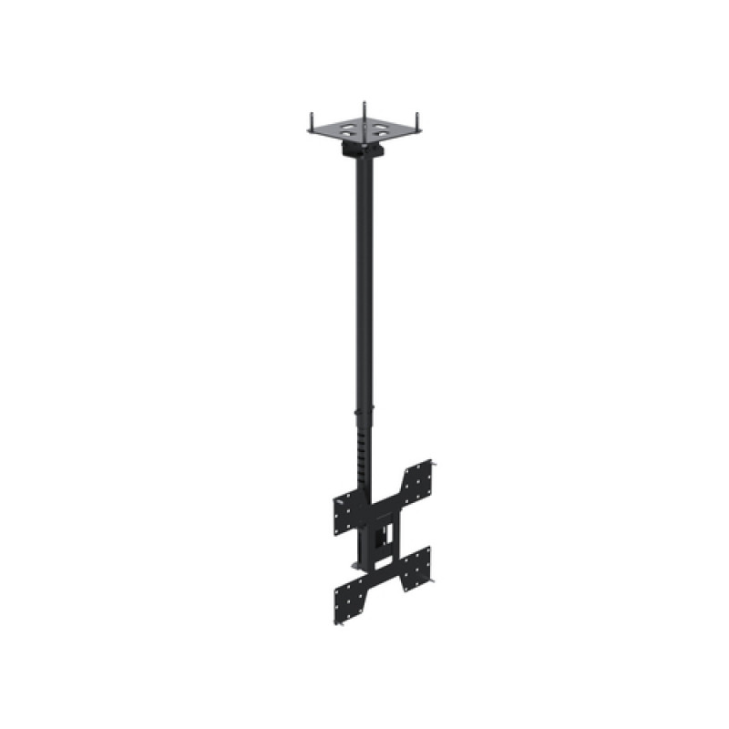 Ergonomic Solutions Teleskop-Deckenhalterung für Bildschirme bis 75 Zoll, VESA 200