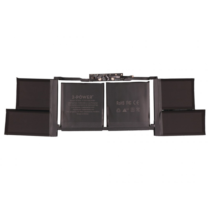 2-power CBP3750A - Apple MacBook Pro 15 Touch A1990 Mid 2018 (EMC3215) - 2019 (EMC3359)