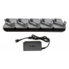 Zebra Handheld-Ladestation - für Geräte ohne robuste Stiefel - Ethernet - Ausgangsanschlüsse: 5 - 48,3 cm (19 inch)