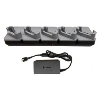 Zebra Handheld-Ladestation - für Geräte ohne robuste Stiefel - Ethernet - Ausgangsanschlüsse: 5 - 48,3 cm (19 inch)