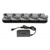Zebra Handheld-Ladestation - für Geräte ohne robuste Stiefel - Ethernet - Ausgangsanschlüsse: 5 - 48,3 cm (19 inch)