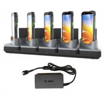 Zebra Handheld-Ladegerät-Kit - mit Batterieladegerät - Ausgangsanschlüsse: 5 - 48,3 cm (19 Zoll)