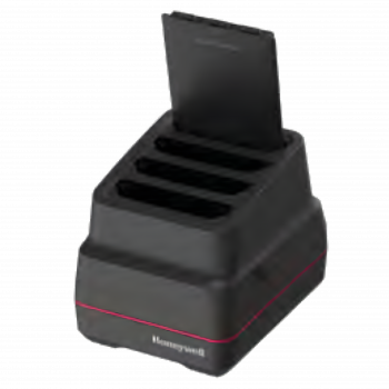 HONEYWELL CT70 QBC. Zum Aufladen von bis zu 4 Batterien. Kompatibel mit CT70 Standard-Wireless- und Extended-Batterie. Kit enthält Quad-Batterieladegerät (Cup: CT70-QBC-UCP) Netzteil und Netzkabel müssen separat bestellt werden