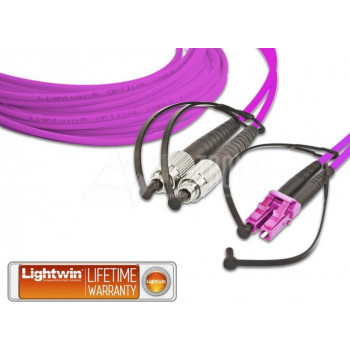 Lightwin Hochwertiges Duplex-LWL-Patchkabel, MM OM4, FC - LC