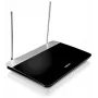 Innen-TV-Antenne mit einstellbarer Verstärkung, 1,8 m Koaxialkabel, 75 Ohm, 3G/4G-Filter, DVB-T/T2, RED-konform