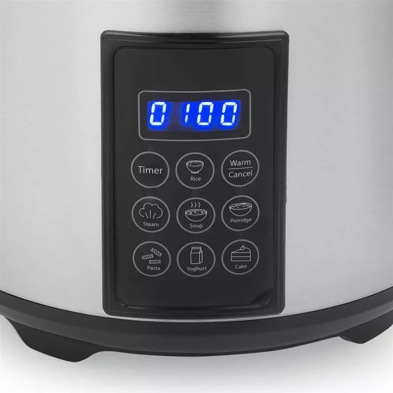 Tristar Digitaler Reis- und Dampfgarer | RK-6138 | 900 W | 2,2 L | 7 Programme | Grau
