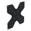 Ergonomic Solutions Hook & Rail VESA 100 auf 200/300/400 Adapter - schwarz