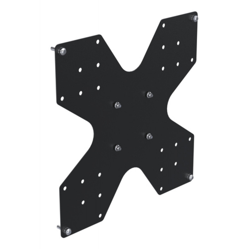 Ergonomic Solutions Hook & Rail VESA 100 auf 200/300/400 Adapter - schwarz