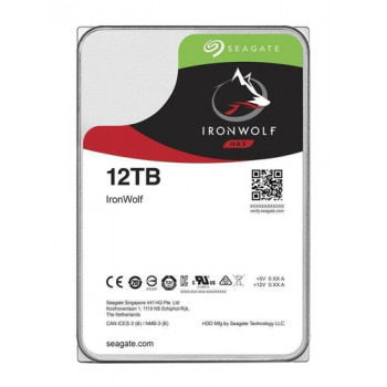 Bundle SEAGATE NAS HDD 2x12TB IronWolf 7200rpm 6Gb/s SATA 256MB Cache 3,5 Zoll 24x7 CMR für NAS und RAID Rackmount-Systeme Schwarz