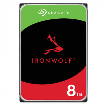 Bundle SEAGATE NAS HDD 4x8TB IronWolf 7200rpm 6Gb/s SATA 256MB Cache 8,9cm 3,5 Zoll 24x7 CMR für NAS- und RAID-Rackmount-Systeme Schwarz