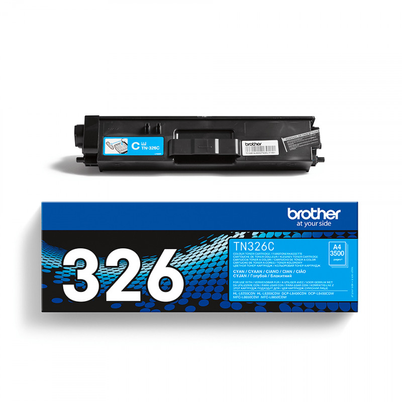 3rd Party KOMPA Toner cyan TN-326C ca. 3500 S. Brother HL-L8250 - Tonereinheit