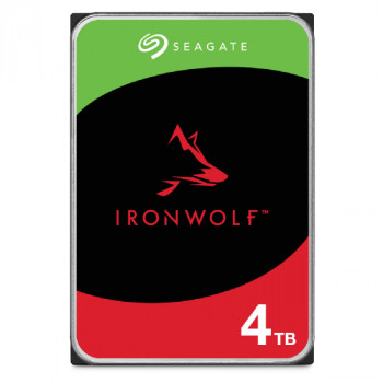 Bundle SEAGATE NAS HDD 4x4TB IronWolf 5400rpm 6Gb/s SATA 256MB Cache 3,5 Zoll 24x7 CMR für NAS- und RAID-Rackmount-Systeme Schwarz