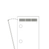 Middle Atlantic Products Middle Atlantic WR Series WR-RAP-24 - Rackpanel - hinten - Schwarz - 24U - 48,3 cm (19 inch)