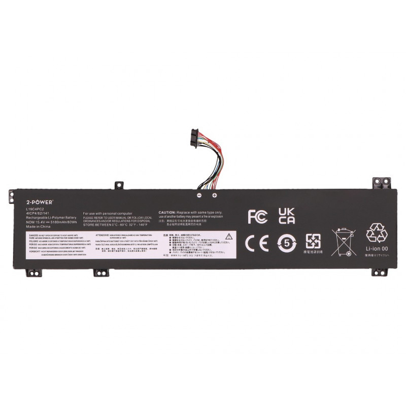 2-power Hauptakku-Pack Lenovo Legion 5-15IMH05H 81Y6 - Batterie - 80 Wh (2P-L19C4PC1)