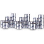 TSC 165mm x 600m 8300-PWX Premium-Wachs-Farbband, Schwarz, 6 Rollen/Karton