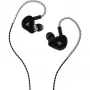 Sharkoon Stealthbite IEM In-Ear Gaming-Headset mit abnehmbarem Bügelmikrofon, USB-C/USB-A/3,5 mm, Schwarz