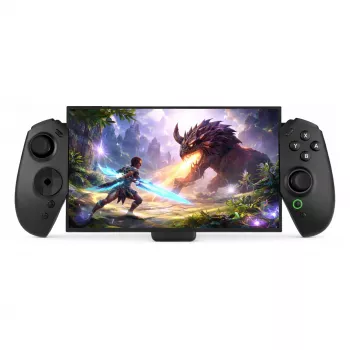 Deltaco GAM-196 kabelgebundenes USB-C-Gamepad für Nintendo Switch 2, Schwarz