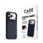 CARE by PanzerGlass Fusion Fabric Hülle Blau mit MagSafe für iPhone 17 Pro Max