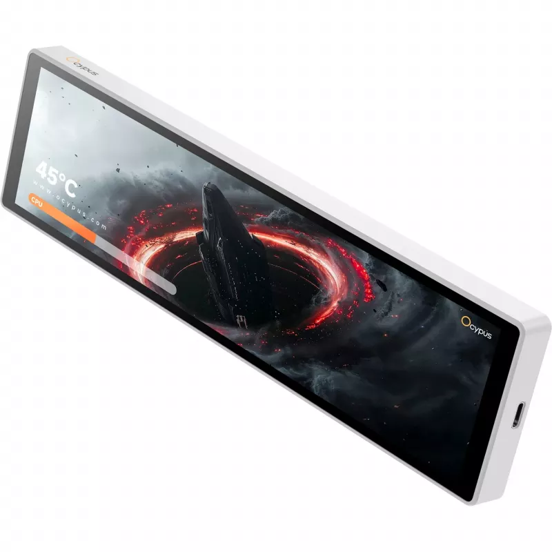 OCYPUS Sigma ES916 9,16 inch WUXGA IPS weißer Monitor mit USB-C und Mini HDMI
