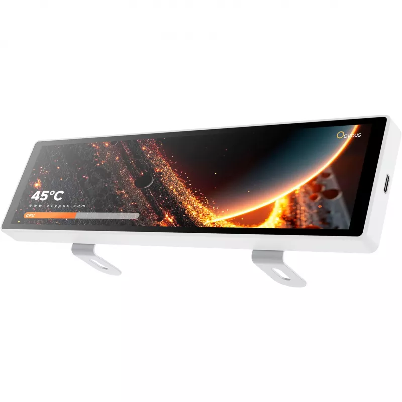OCYPUS Sigma ES916 9,16 inch WUXGA IPS weißer Monitor mit USB-C und Mini HDMI
