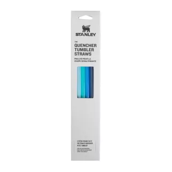 STANLEY Strohhalm-Set für The Quencher Travel Tumbler 1,18L, 4 Stück, Blau