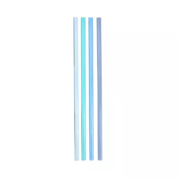 STANLEY Strohhalm-Set für The Quencher Travel Tumbler 1,18L, 4 Stück, Blau