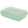 Curver Rechteckige Kuchen-Transportbox 45 x 29,5 x 11,1 cm Hellblau