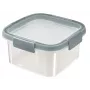 CURVER Smart Eco Fresh quadratische Aufbewahrungsdose für Lebensmittel, 1,1 L, 16x16x9 cm