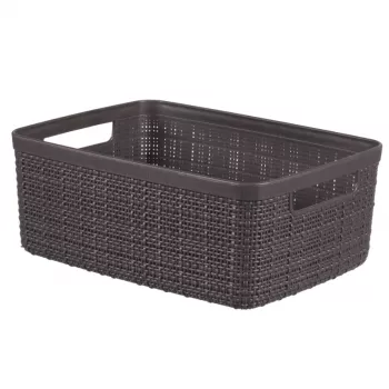 Curver Korb Jute S 5L 27x20x11cm Dunkelgrau