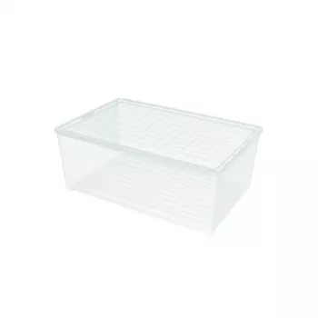 CURVER Box mit Deckel Textilbox 45L 59,6x39,4x23cm Transparent