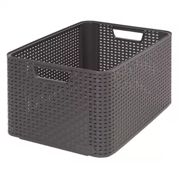 CURVER Style L Aufbewahrungsbox 43,6 x 32,6 x 23 cm Dunkelgrau