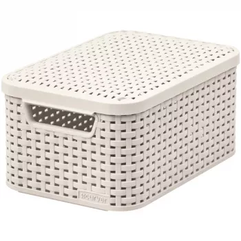 CURVER Style S Aufbewahrungsbox mit Deckel 29,1x19,8x14,2 cm Creme