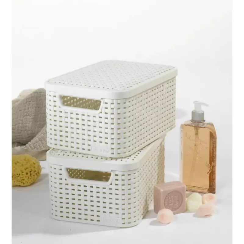 CURVER Style S Aufbewahrungsbox mit Deckel 29,1x19,8x14,2 cm Creme
