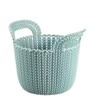 CURVER Korb Knit XS Rund 3L 23x19x19 cm Blau