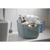 CURVER Korb Knit S rechteckig 8L 30x22x17cm Blau