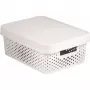 Curver Infinity Recycled 11L Aufbewahrungsbox mit Deckel, Weiß