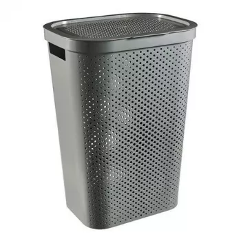 CURVER Infinity Recycled 60L Aufbewahrungsbox 44x35x60cm Dunkelgrau
