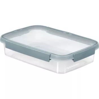 CURVER Smart Eco Fresh rechteckiger Lebensmittelbehälter 3,5L transparent mit grünem Deckel