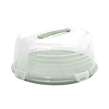 CURVER Runde Kuchen-Transportbox Ø34,7x15,6 cm Grün