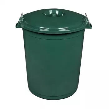 keeeper Hugo Mega Abfallbehälter 70L, Ø55 x 60,5 cm, Dunkelgrün