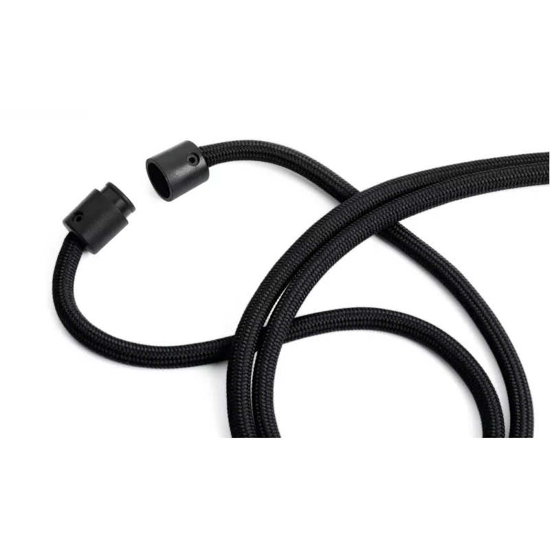 DURABLE Textil-Lanyard rPET mit Karabinerhaken, Schwarz, 10er-Pack