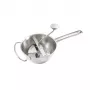 LEIFHEIT ComfortLine Flotte Lotte Passiermühle 20 cm, Edelstahl, 3 Siebe, manuell, Silber/Schwarz