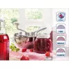 LEIFHEIT ComfortLine Flotte Lotte Passiermühle 20 cm, Edelstahl, 3 Siebe, manuell, Silber/Schwarz
