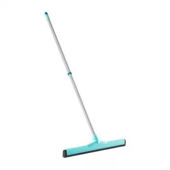 LEIFHEIT Classic Aqua Collect Bodenabzieher mit Teleskopstiel, 45 cm, Grün/Weiß