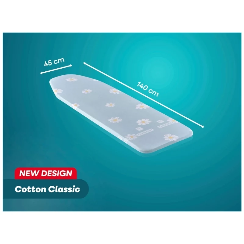 LEIFHEIT Bügelbrettbezug Cotton Classic L/Universal 140x45cm