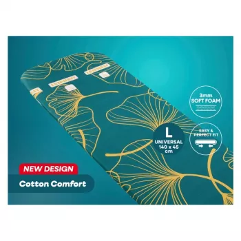 LEIFHEIT Bügelbrettbezug Cotton Comfort L/Universal 140x45cm
