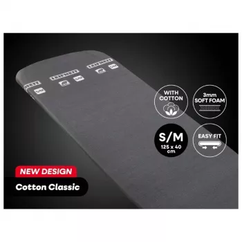 LEIFHEIT Bügelbrettbezug Cotton Comfort S/M 125x40cm