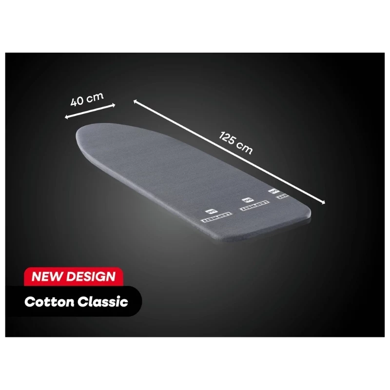 LEIFHEIT Bügelbrettbezug Cotton Comfort S/M 125x40cm